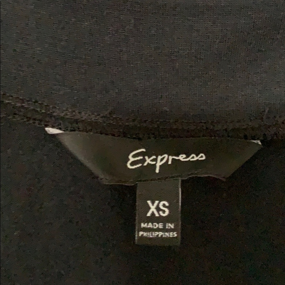 EXPRESS BLACK WRAP DRESS - Picture 2 of 6